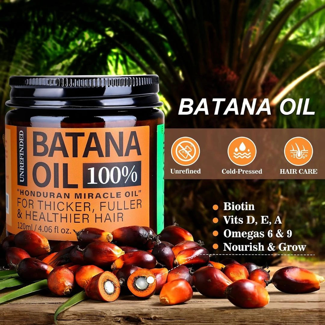 Raw Batana oil texture and colour